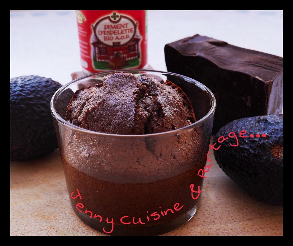 Moelleux Chocolat piment d&rsquo;espelette sans beurre ( à&nbsp;l&rsquo;avocat)