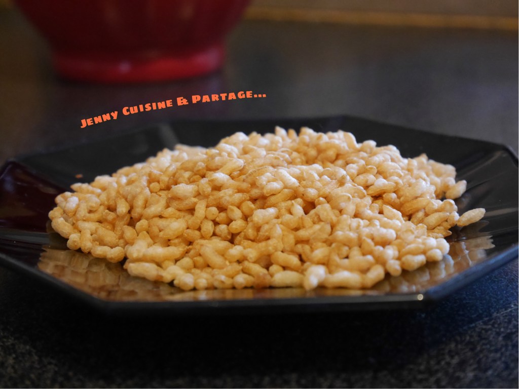 Et si l’on faisait du riz soufflĂ© ? (graines de lin Ă©galement )