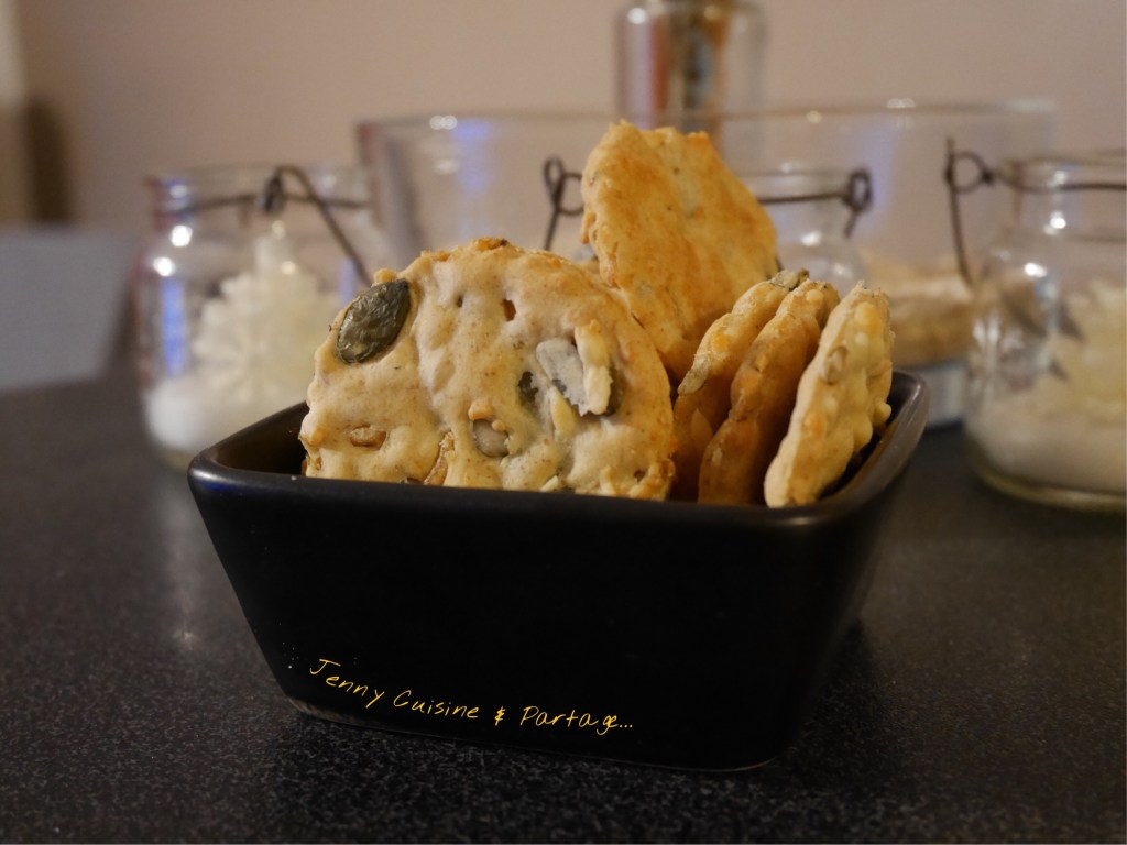 Croustillants et gourmands, en avant les crackers au fromage et aux graines&nbsp;!