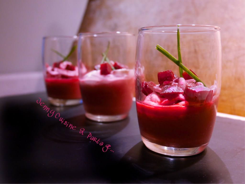 Verrines de betteraves « so&nbsp;girly»