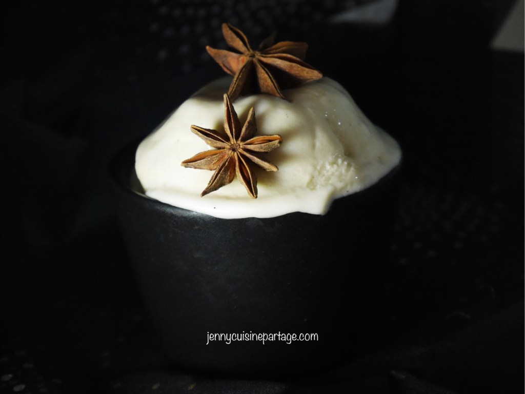 Glace vanille/anis étoilé