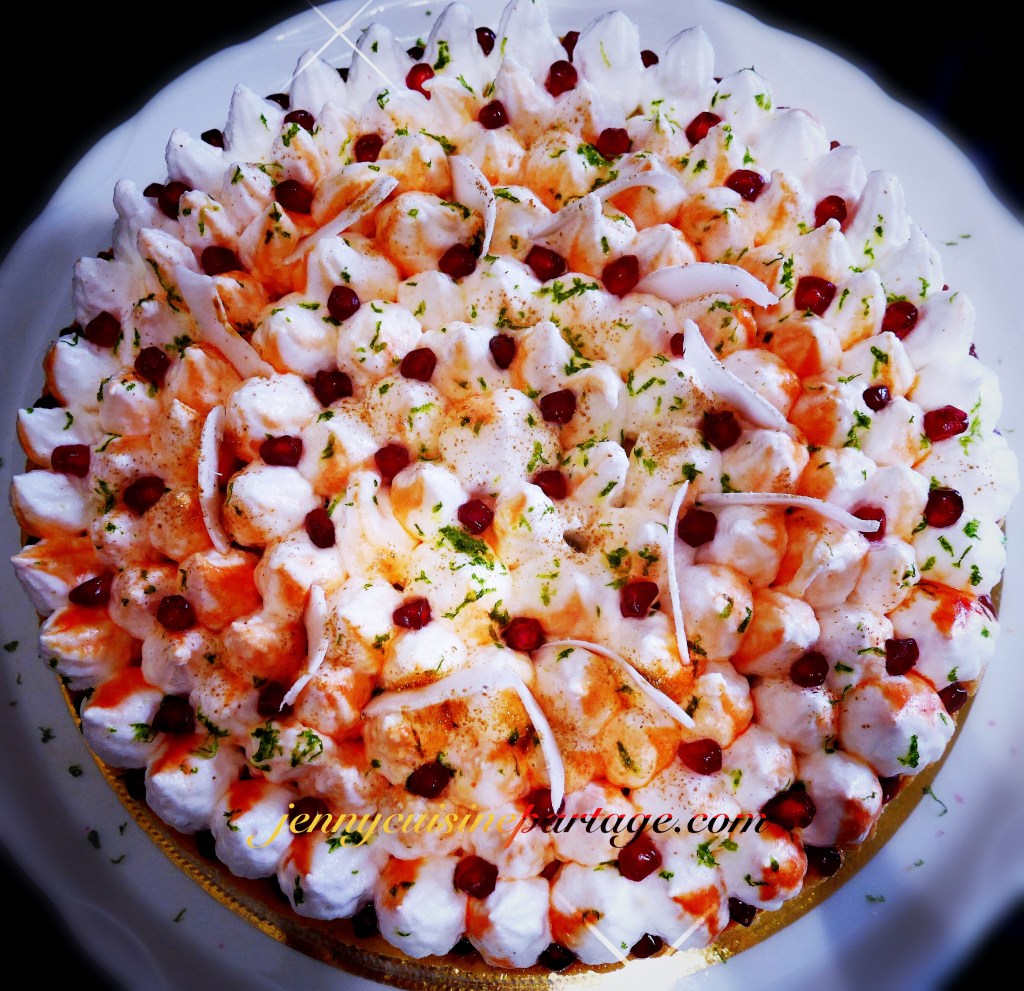 Tarte passion meringuée